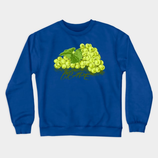 Green Grape Crewneck Sweatshirt by nelateni